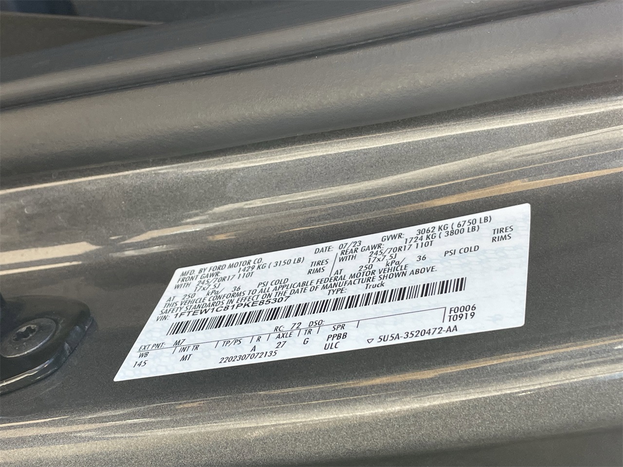 used 2023 Ford F-150 car, priced at $31,319