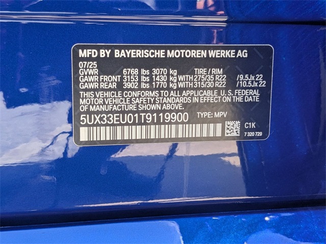 new 2026 BMW X5 car, priced at $109,350