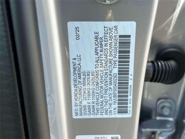 new 2025 Acura TLX car, priced at $51,595