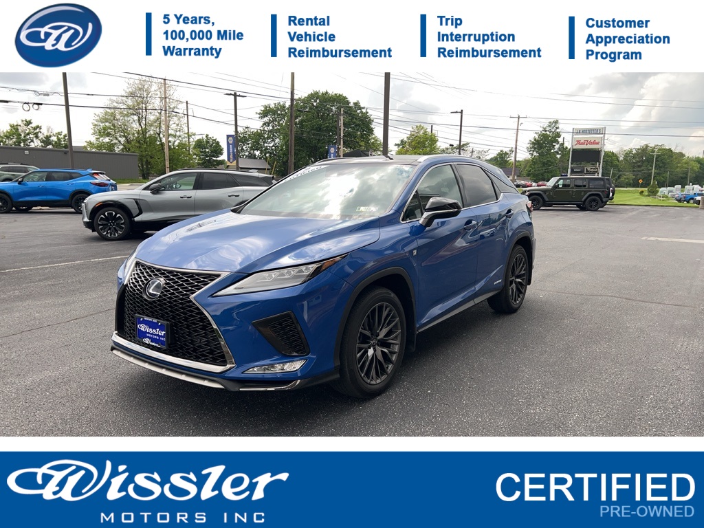 used 2022 Lexus RX car, priced at $47,900