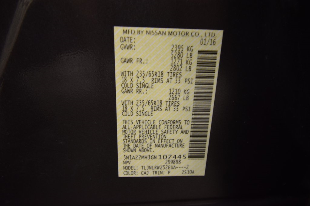 used 2016 Nissan Murano car, priced at $18,000