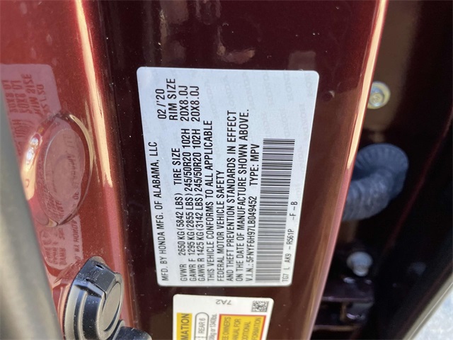 used 2020 Honda Pilot car, priced at $24,777