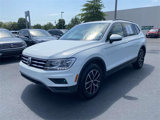 used 2021 Volkswagen Tiguan car, priced at $21,000