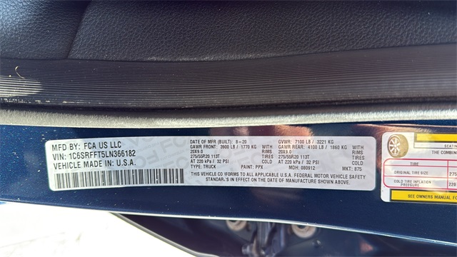 used 2020 Ram 1500 car, priced at $28,876