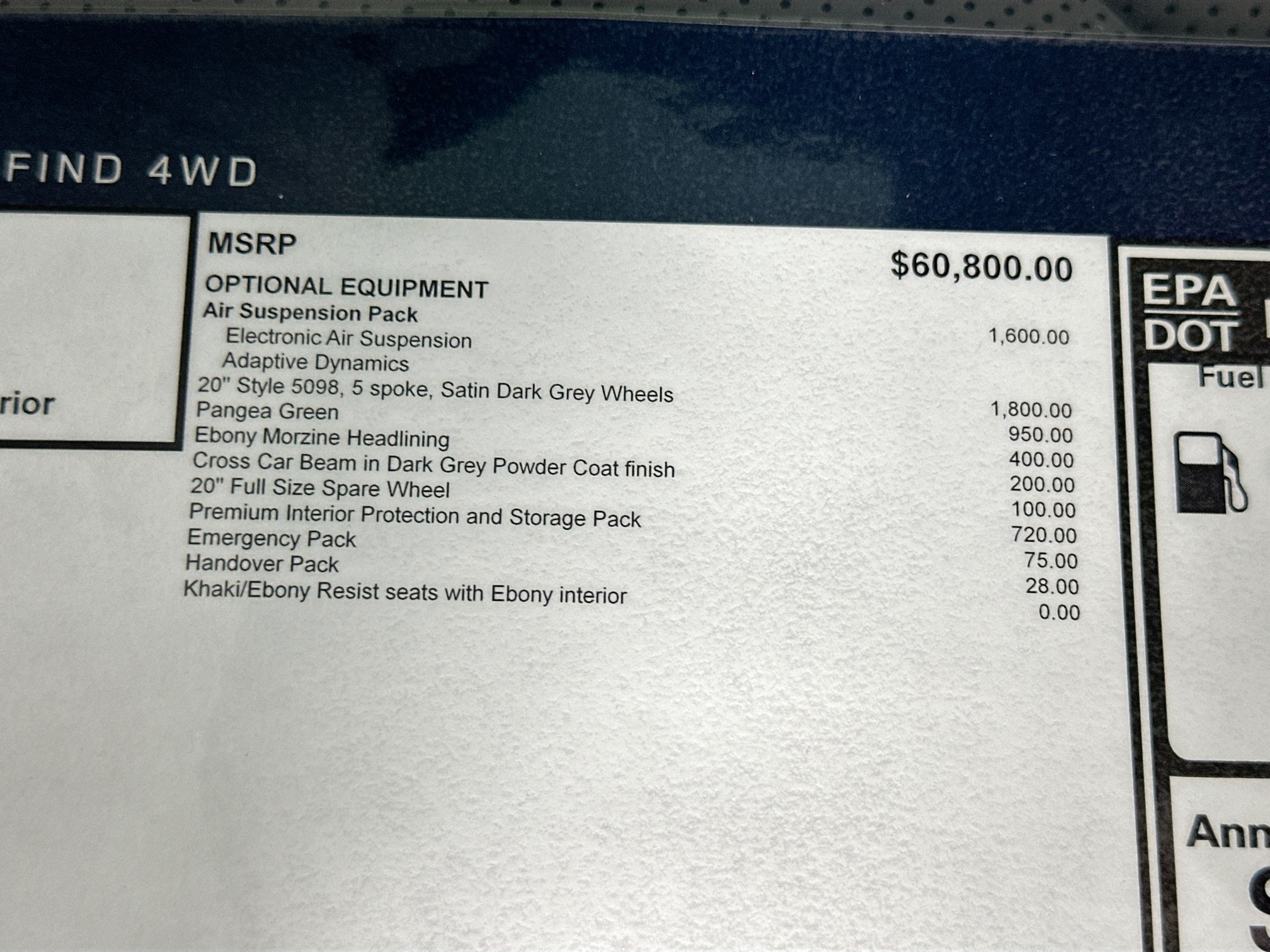 used 2025 Land Rover Defender 110 car, priced at $68,298
