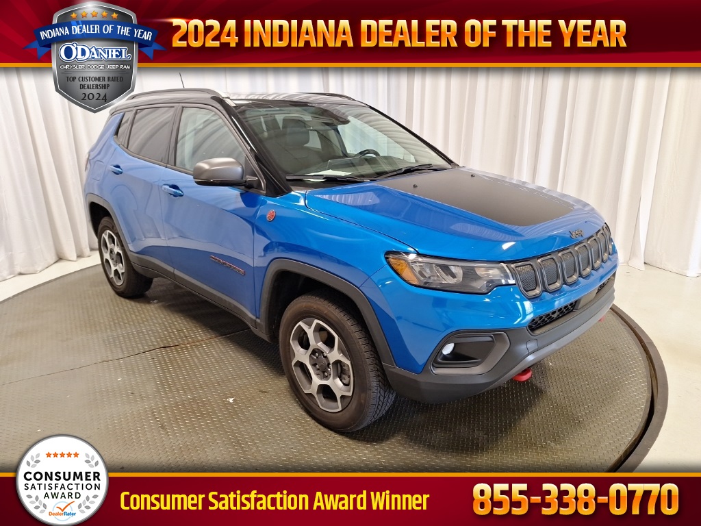 used 2022 Jeep Compass car, priced at $23,500