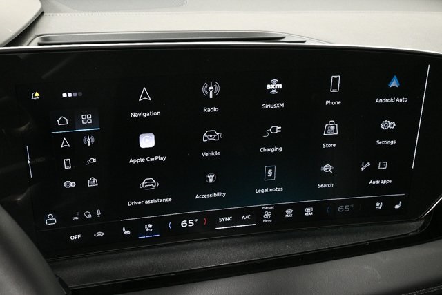 used 2025 Audi Q6 e-tron car, priced at $55,400