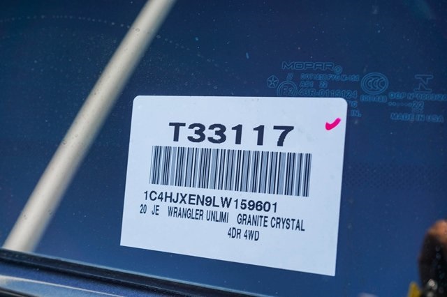 used 2020 Jeep Wrangler car, priced at $25,892