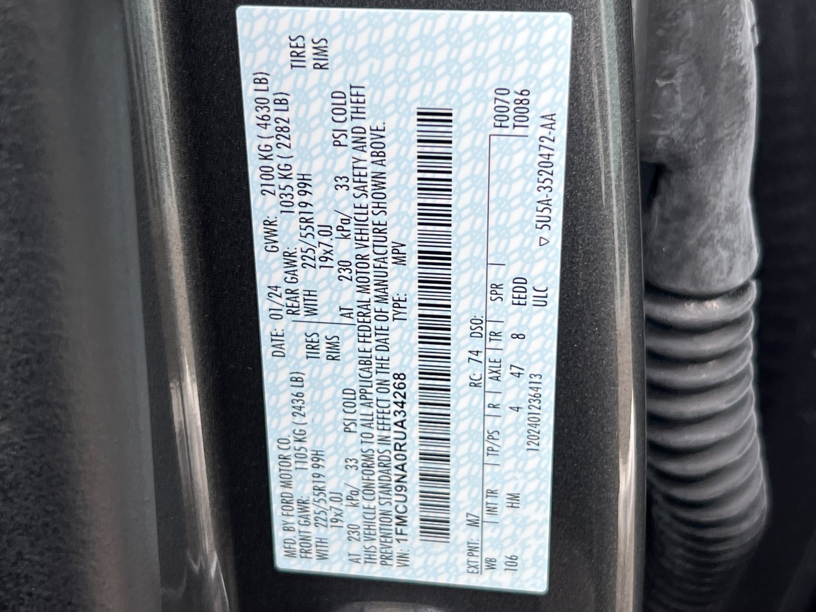 used 2024 Ford Escape car, priced at $32,985