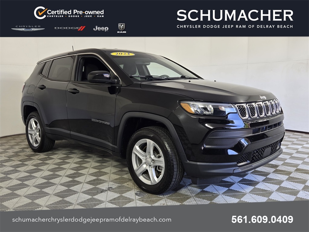 used 2024 Jeep Compass car, priced at $18,498