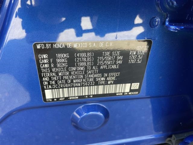 used 2022 Honda HR-V car, priced at $22,655