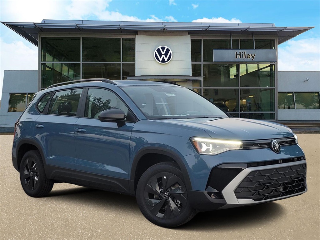 new 2025 Volkswagen Taos car, priced at $25,643