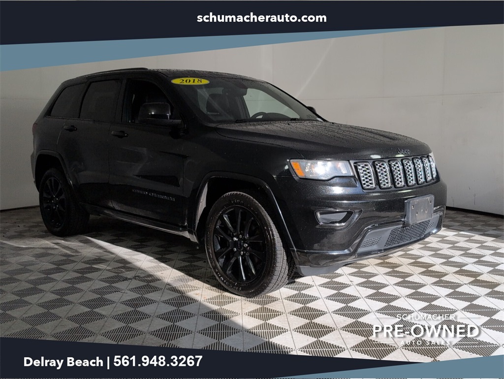 used 2018 Jeep Grand Cherokee car, priced at $13,698