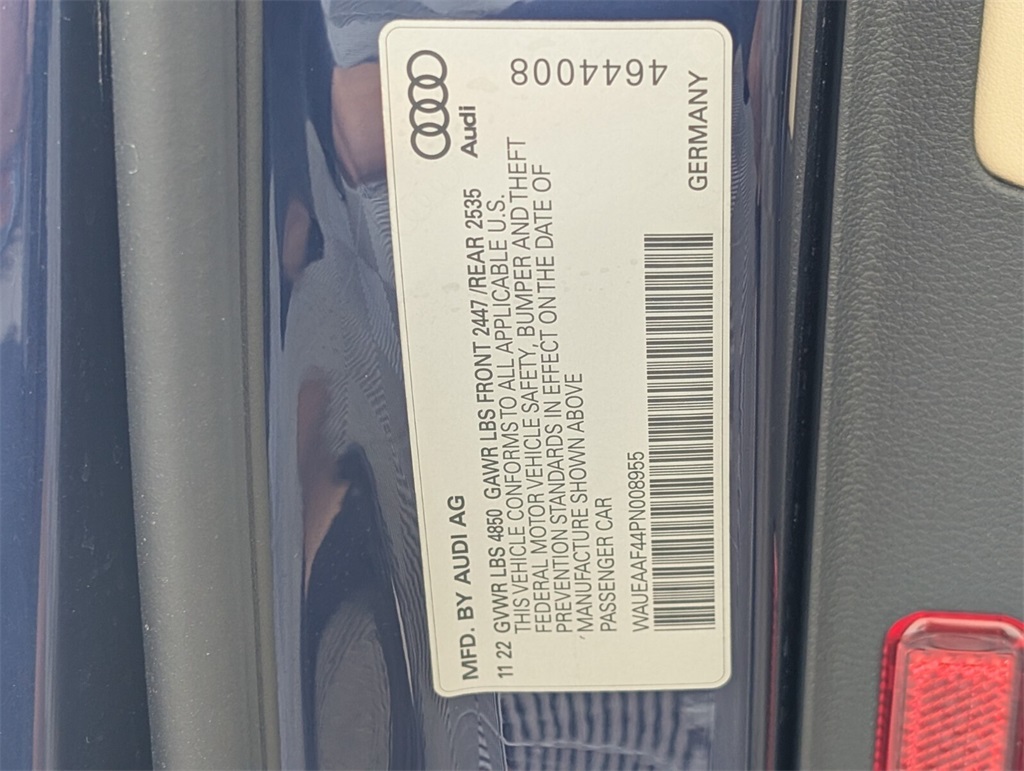 used 2023 Audi A4 car, priced at $33,000