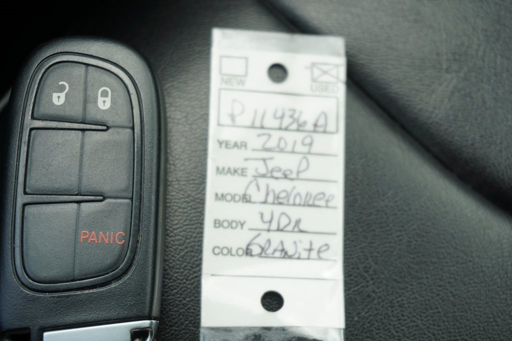 used 2019 Jeep Cherokee car, priced at $14,400
