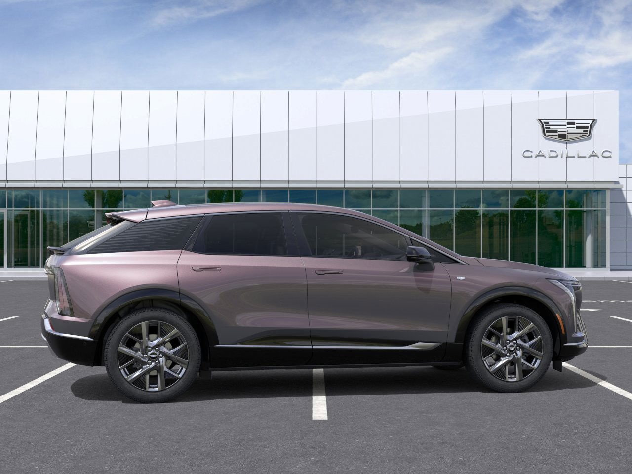 new 2025 Cadillac OPTIQ car, priced at $55,585