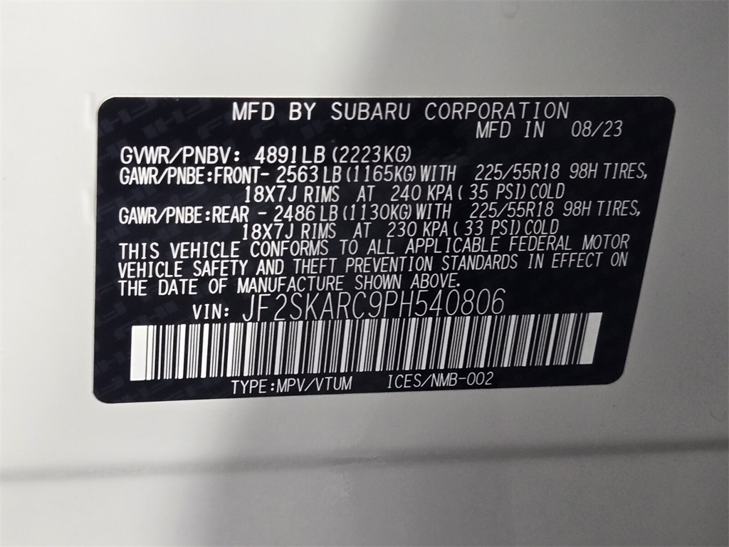 used 2023 Subaru Forester car, priced at $31,888