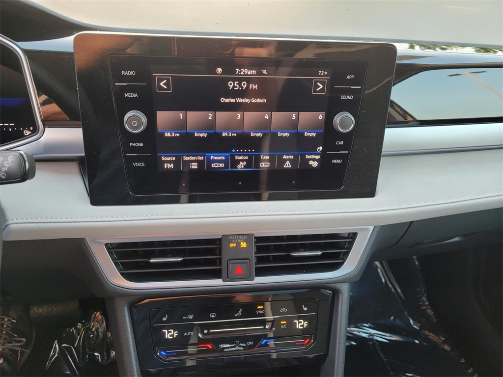 new 2025 Volkswagen Taos car, priced at $28,717