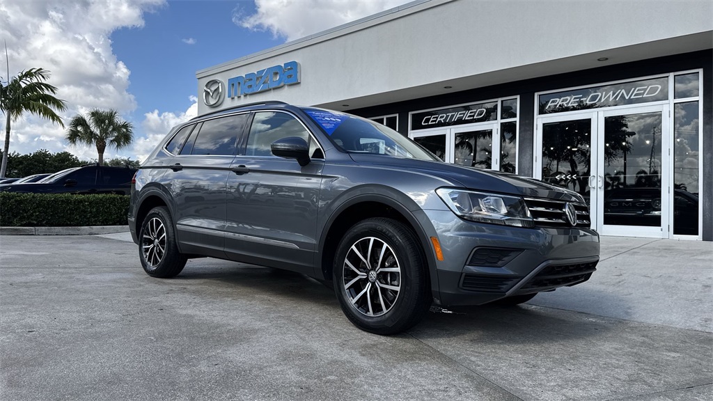used 2021 Volkswagen Tiguan car, priced at $14,899