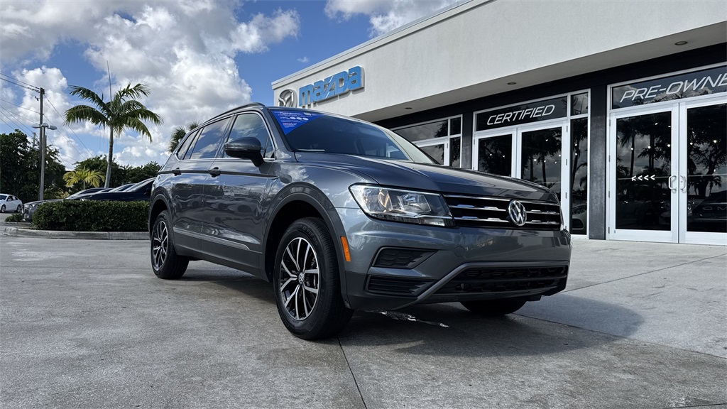 used 2021 Volkswagen Tiguan car, priced at $14,899
