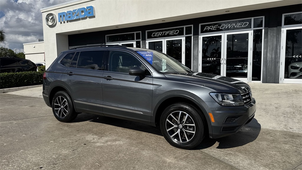 used 2021 Volkswagen Tiguan car, priced at $14,899