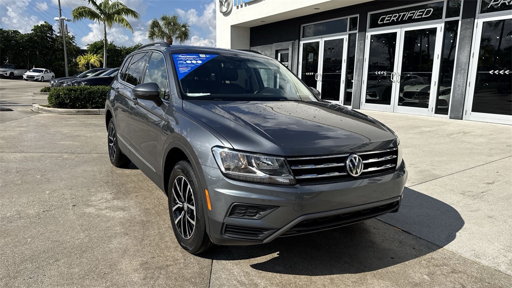used 2021 Volkswagen Tiguan car, priced at $14,899