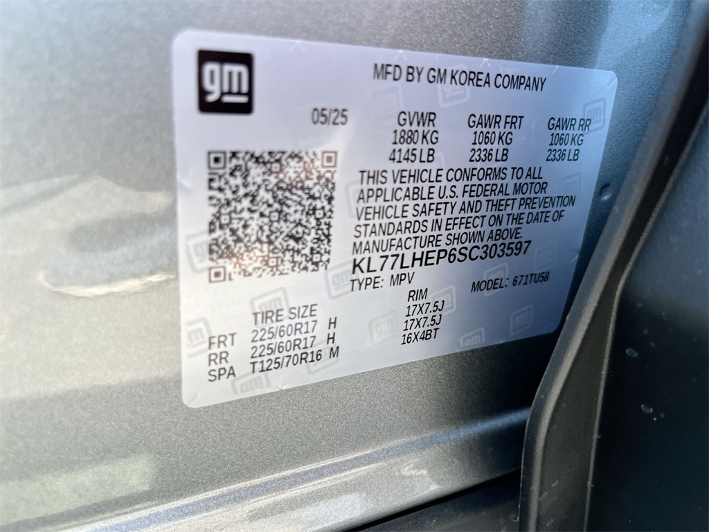 new 2025 Chevrolet Trax car, priced at $22,149