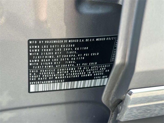 used 2021 Volkswagen Tiguan car, priced at $23,183