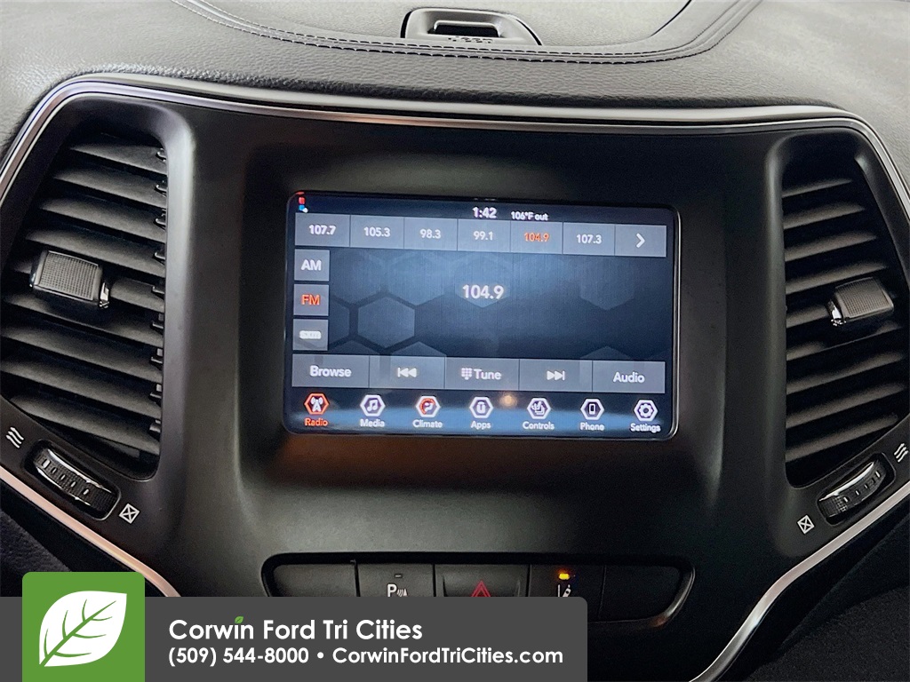 used 2021 Jeep Cherokee car, priced at $22,340