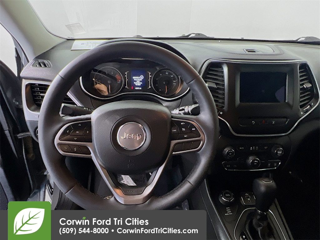 used 2021 Jeep Cherokee car, priced at $22,340