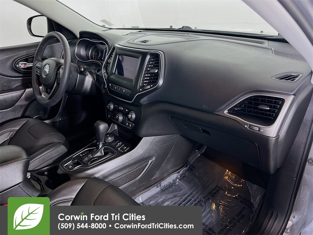 used 2021 Jeep Cherokee car, priced at $22,340