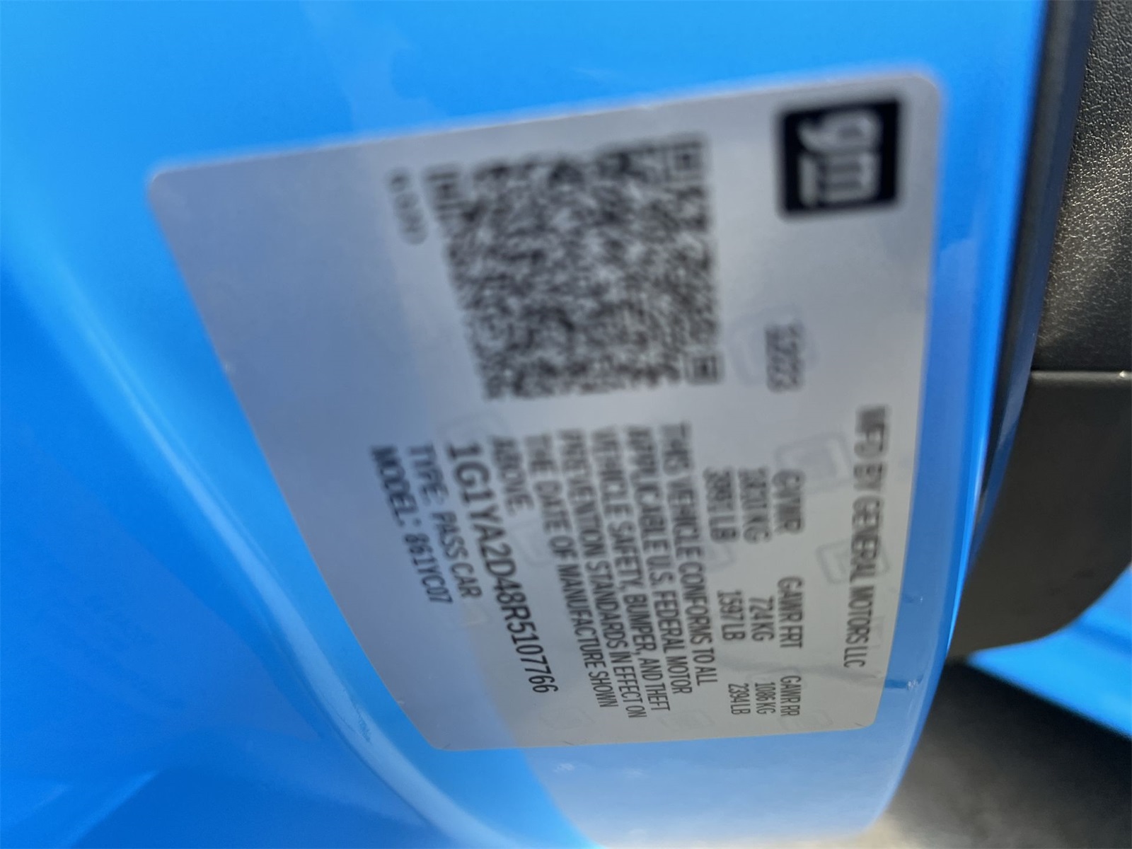 used 2024 Chevrolet Corvette car, priced at $67,991