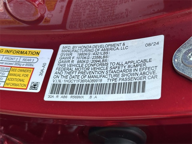used 2024 Honda Accord car, priced at $25,349