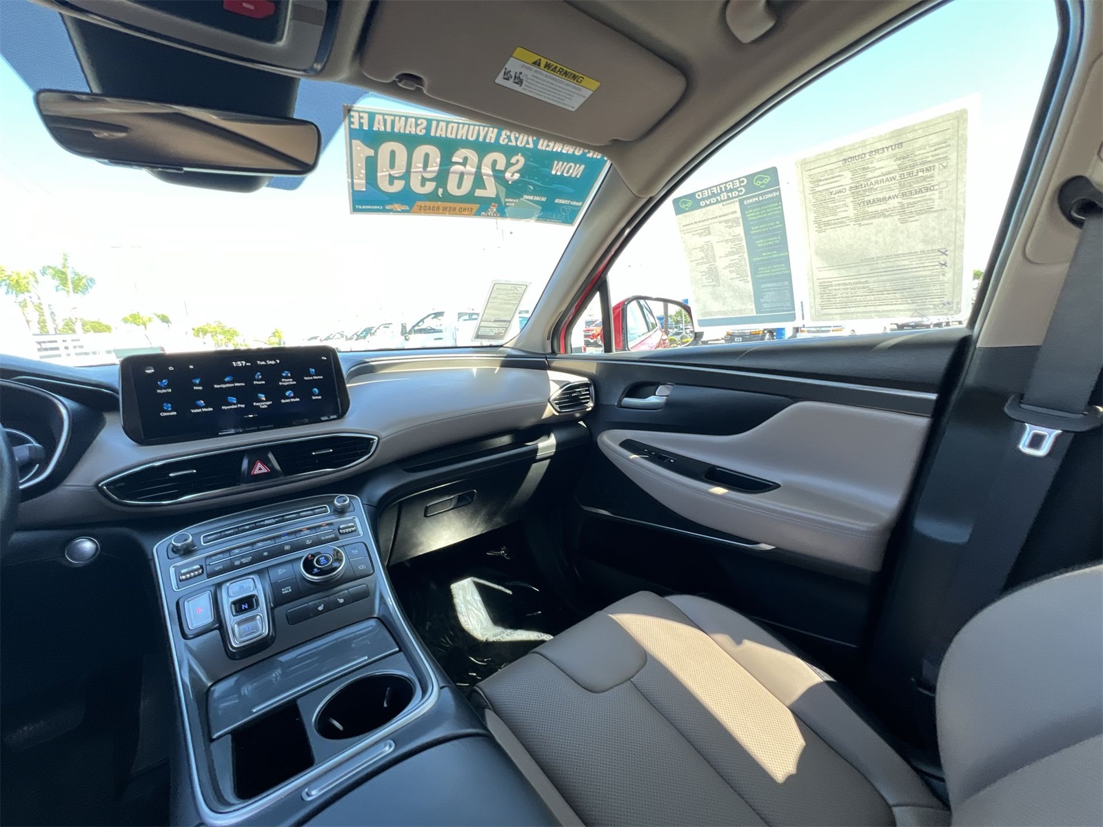 used 2023 Hyundai Santa Fe Hybrid car, priced at $26,991