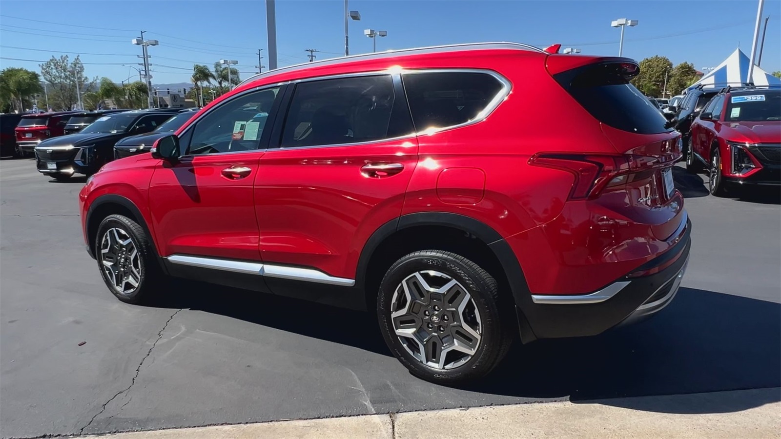 used 2023 Hyundai Santa Fe Hybrid car, priced at $26,991