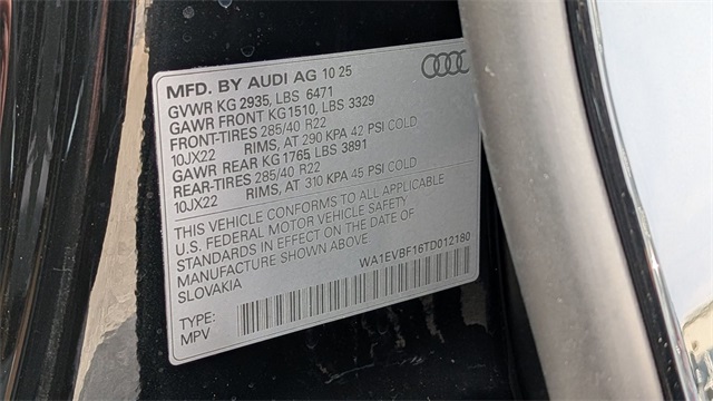 new 2026 Audi Q8 car, priced at $81,415