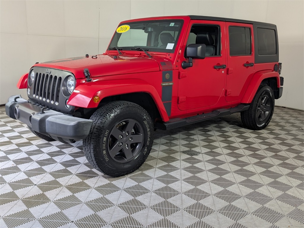 used 2016 Jeep Wrangler car, priced at $17,500