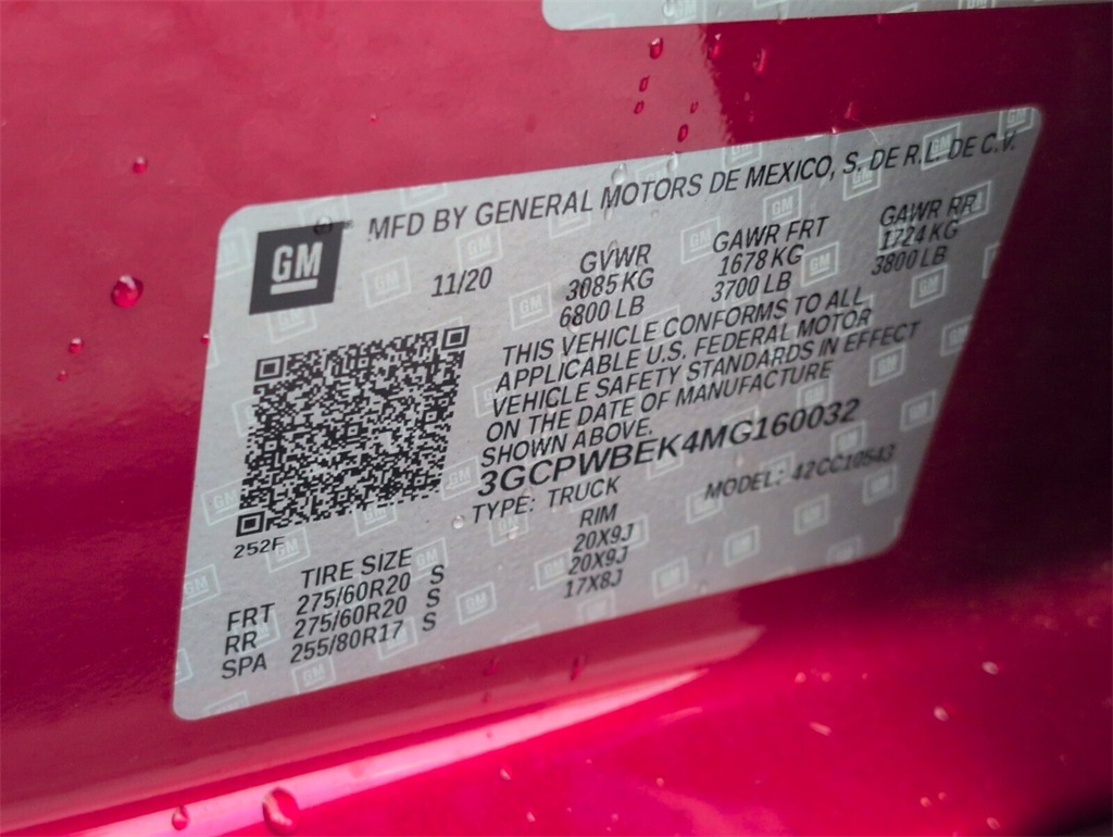 used 2021 Chevrolet Silverado 1500 car, priced at $16,000