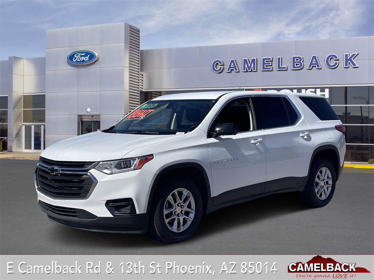 used 2020 Chevrolet Traverse car, priced at $17,898
