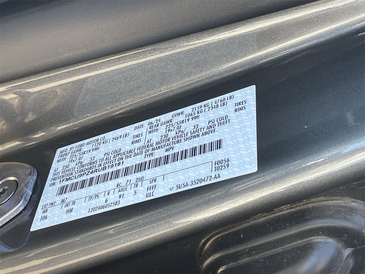 used 2024 Ford Escape Hybrid car, priced at $29,496