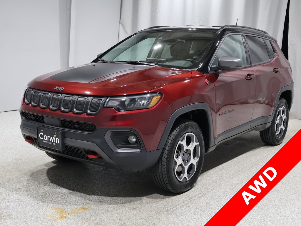 used 2022 Jeep Compass car, priced at $20,500