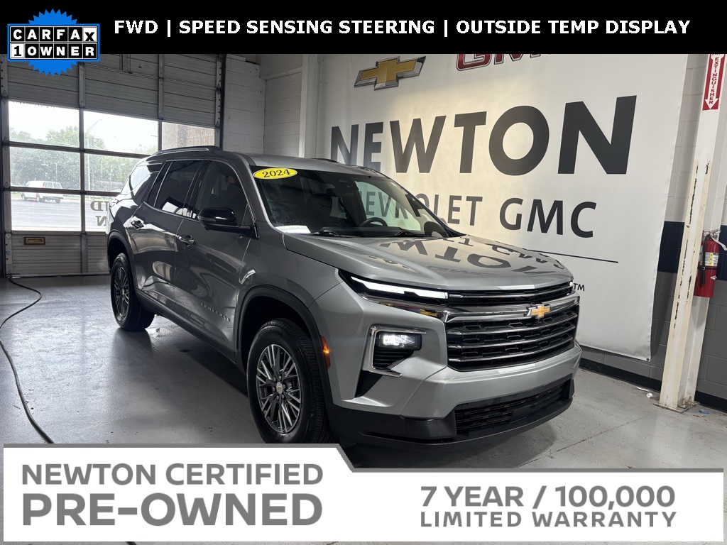 used 2024 Chevrolet Traverse car, priced at $37,842