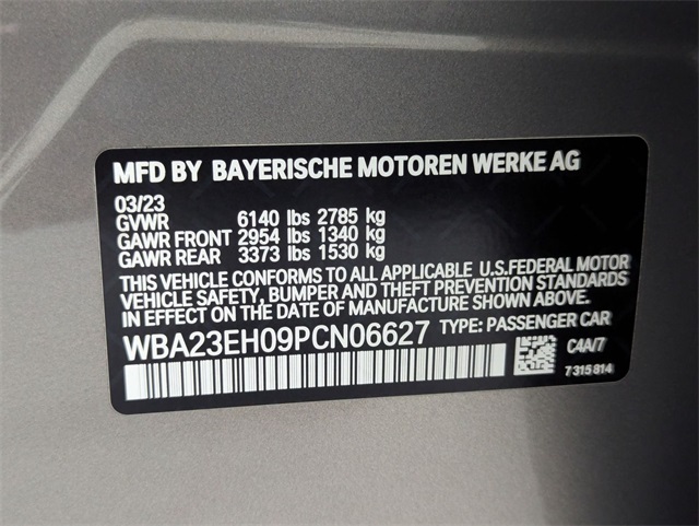 used 2023 BMW 7-Series car, priced at $72,871