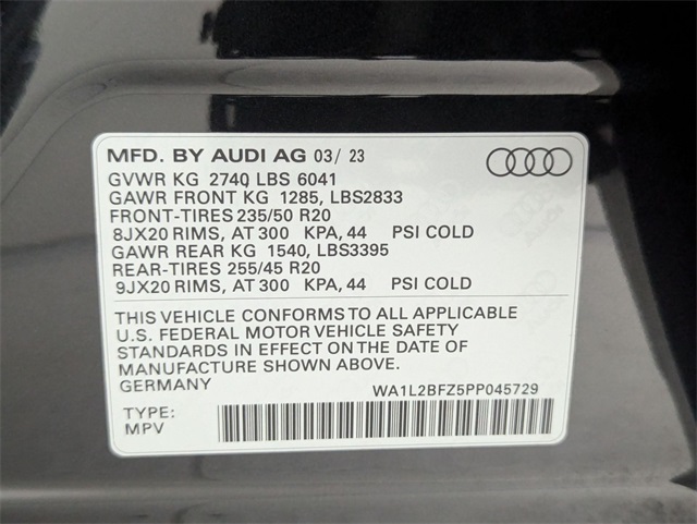 used 2023 Audi Q4 e-tron car, priced at $27,481