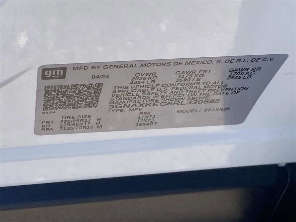 used 2024 Chevrolet Equinox car, priced at $20,491
