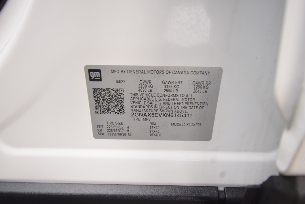 used 2022 Chevrolet Equinox car, priced at $18,000