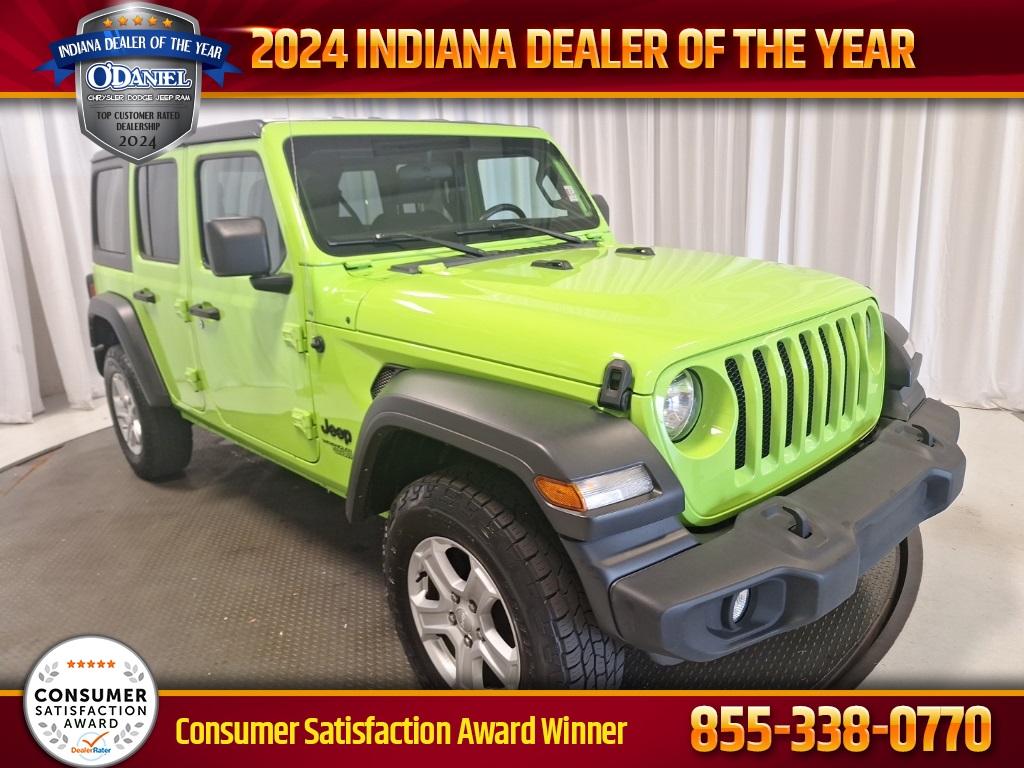 used 2021 Jeep Wrangler car, priced at $26,190