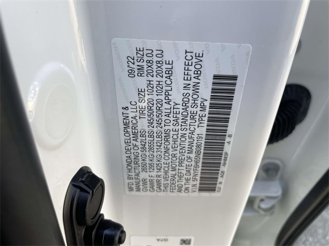 used 2022 Honda Pilot car, priced at $34,311