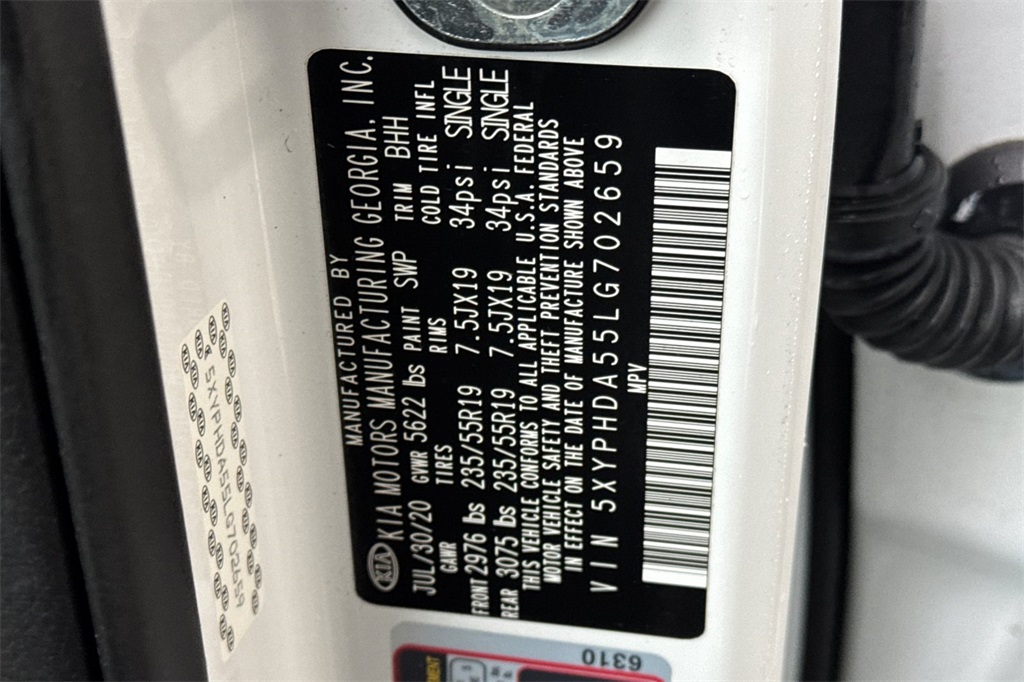 used 2020 Kia Sorento car, priced at $22,959