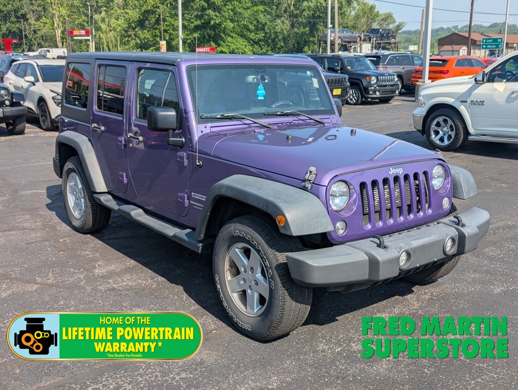 used 2018 Jeep Wrangler JK car, priced at $24,000